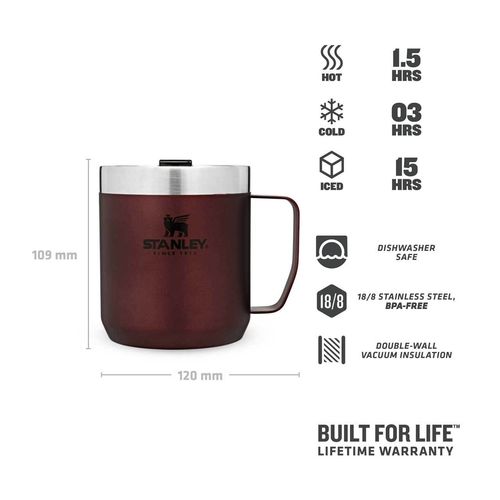 The Stanley CLASSIC CAMP MUG red